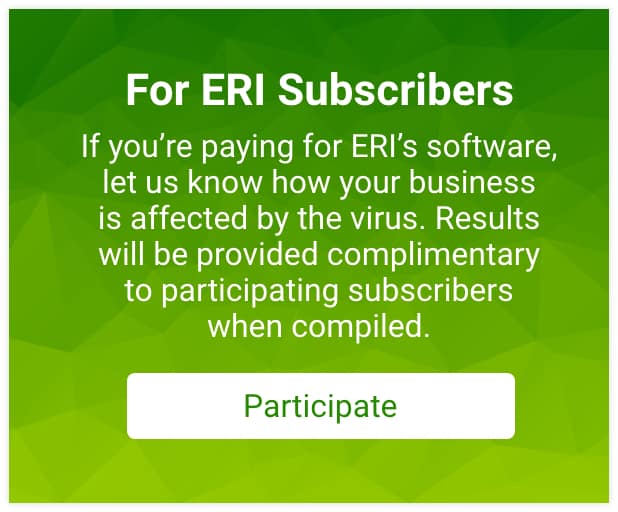 Click here for ERI subscribers to take the Covid-19 survey